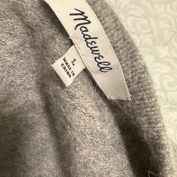 MADEWELL Gray Ryder Longline Cardigan - Picture 6 of 6